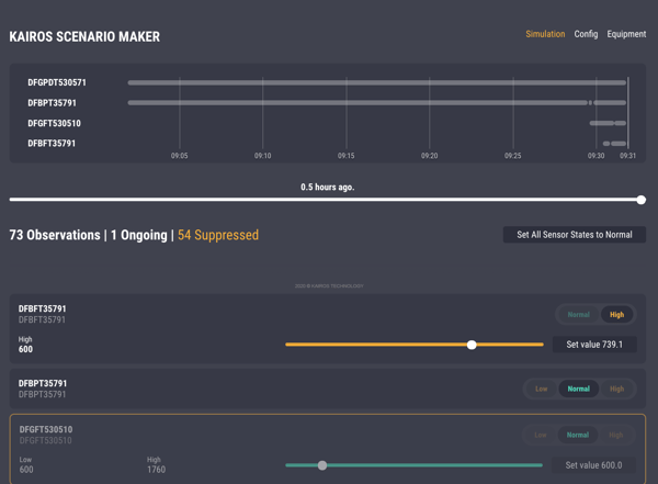 Kairos scenario Maker - Kairos Control room assistant